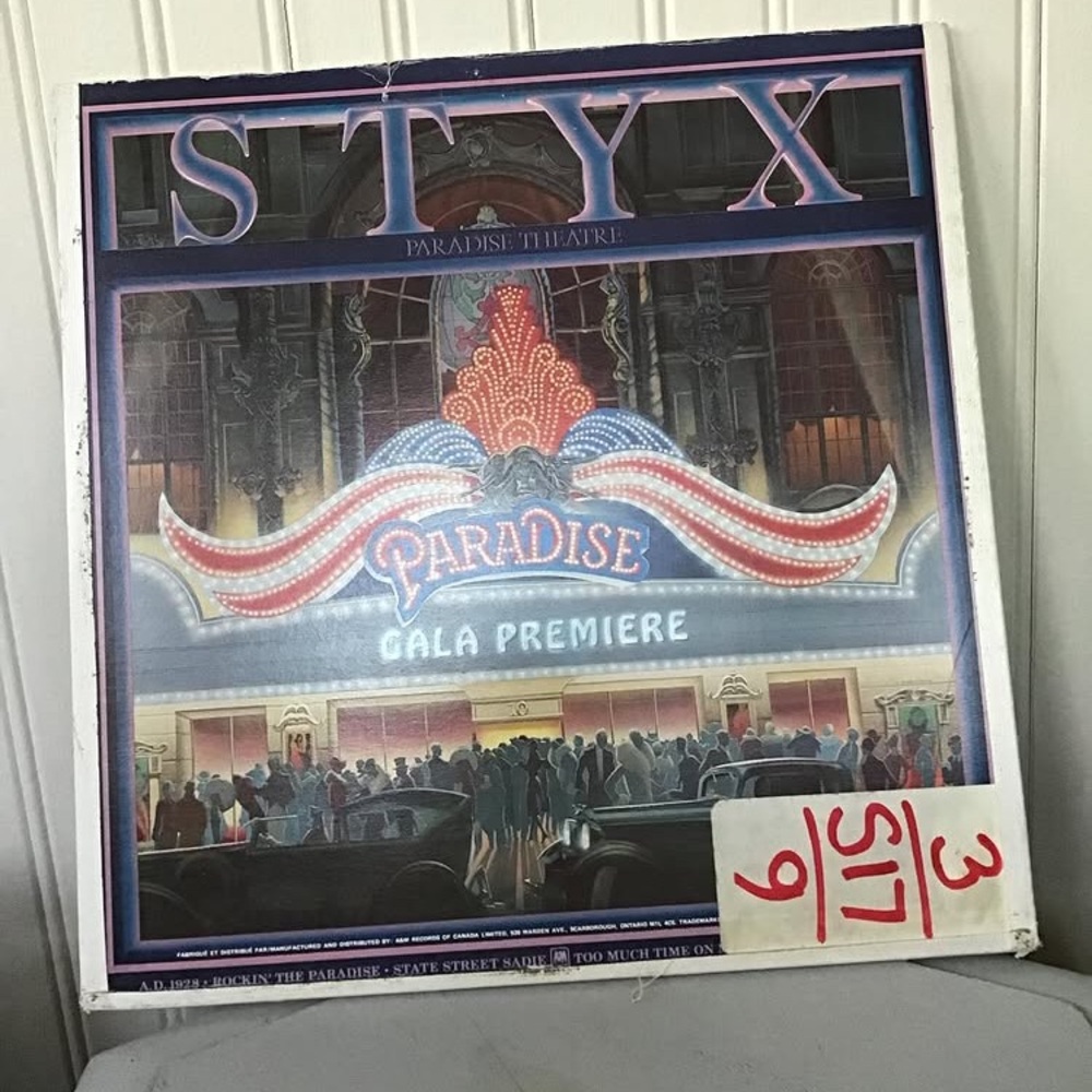 1981 Styx vinyl record